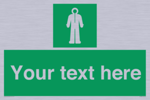 Custom sign safe condition Survival clothing